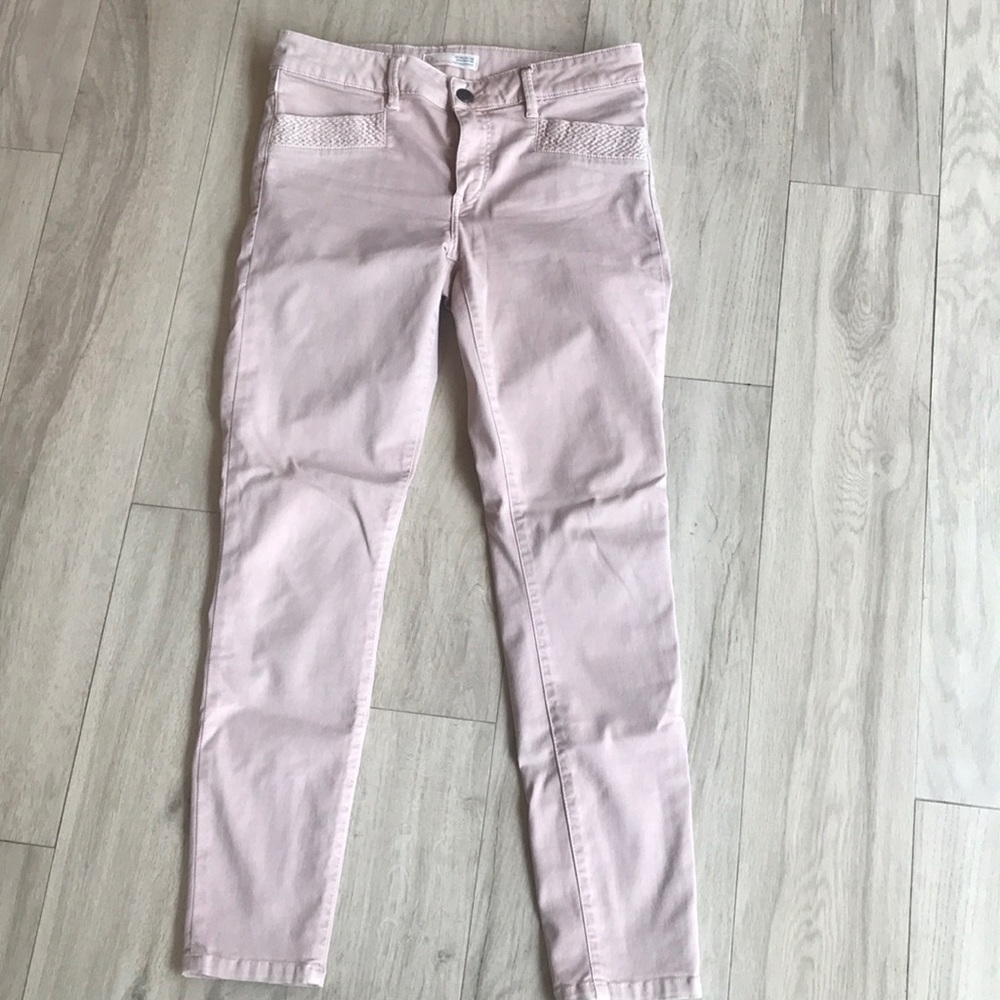 Odd Molly blush colored jeans.
